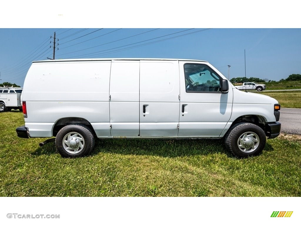 2012 E Series Van E350 Cargo - Oxford White / Medium Flint photo #2