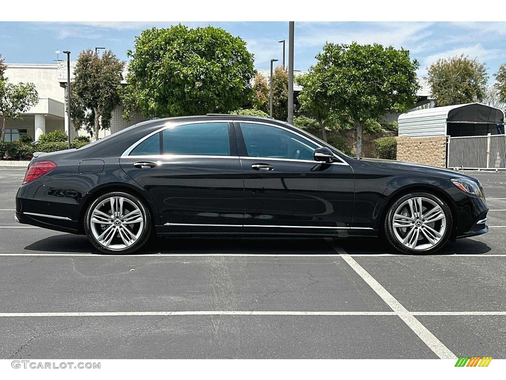 2018 S 560 Sedan - Black / Silk Beige/Espresso Brown photo #3