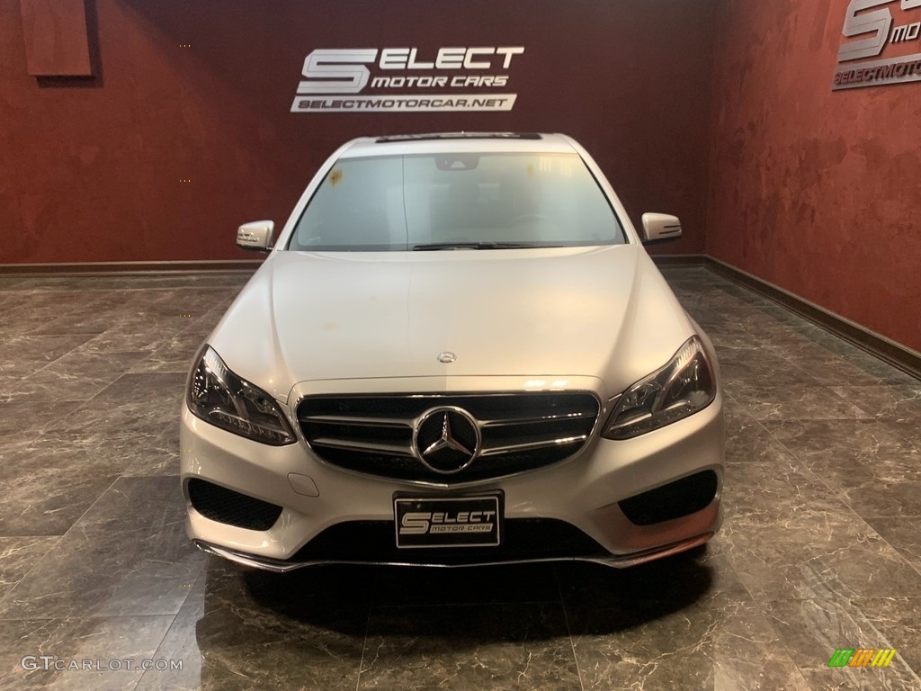 2016 E 350 4Matic Sedan - Iridium Silver Metallic / Black photo #2