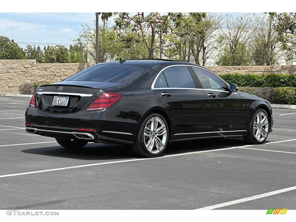 2018 S 560 Sedan - Black / Silk Beige/Espresso Brown photo #4