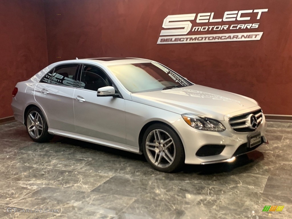 2016 E 350 4Matic Sedan - Iridium Silver Metallic / Black photo #3