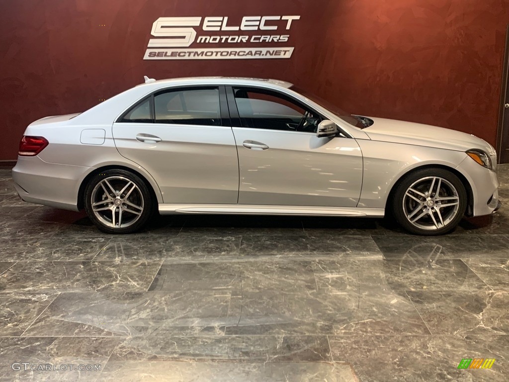 2016 E 350 4Matic Sedan - Iridium Silver Metallic / Black photo #4