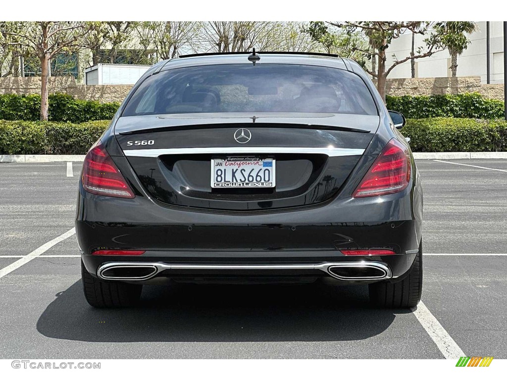 2018 S 560 Sedan - Black / Silk Beige/Espresso Brown photo #5
