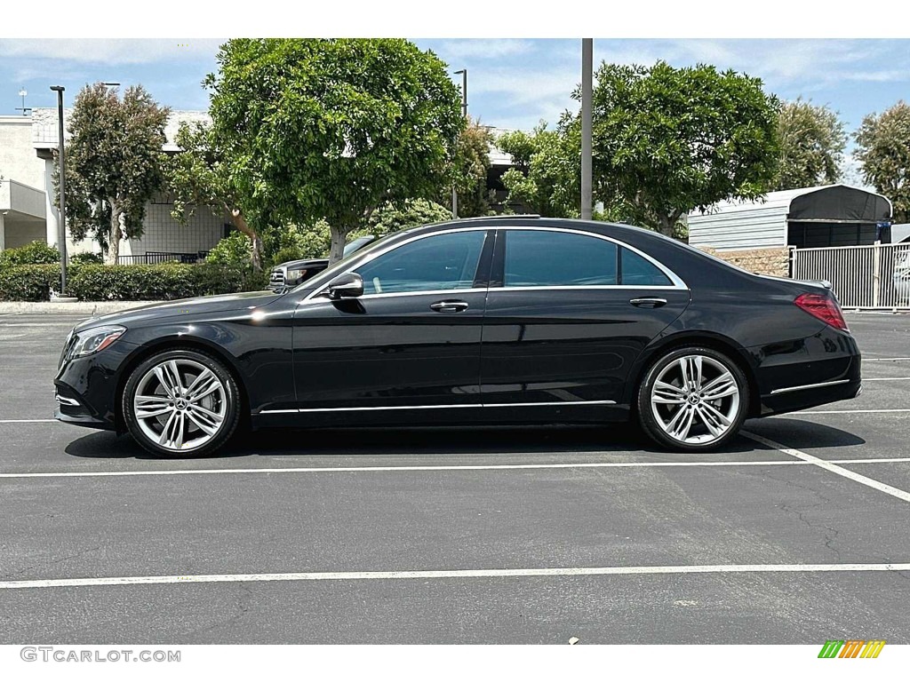2018 S 560 Sedan - Black / Silk Beige/Espresso Brown photo #7