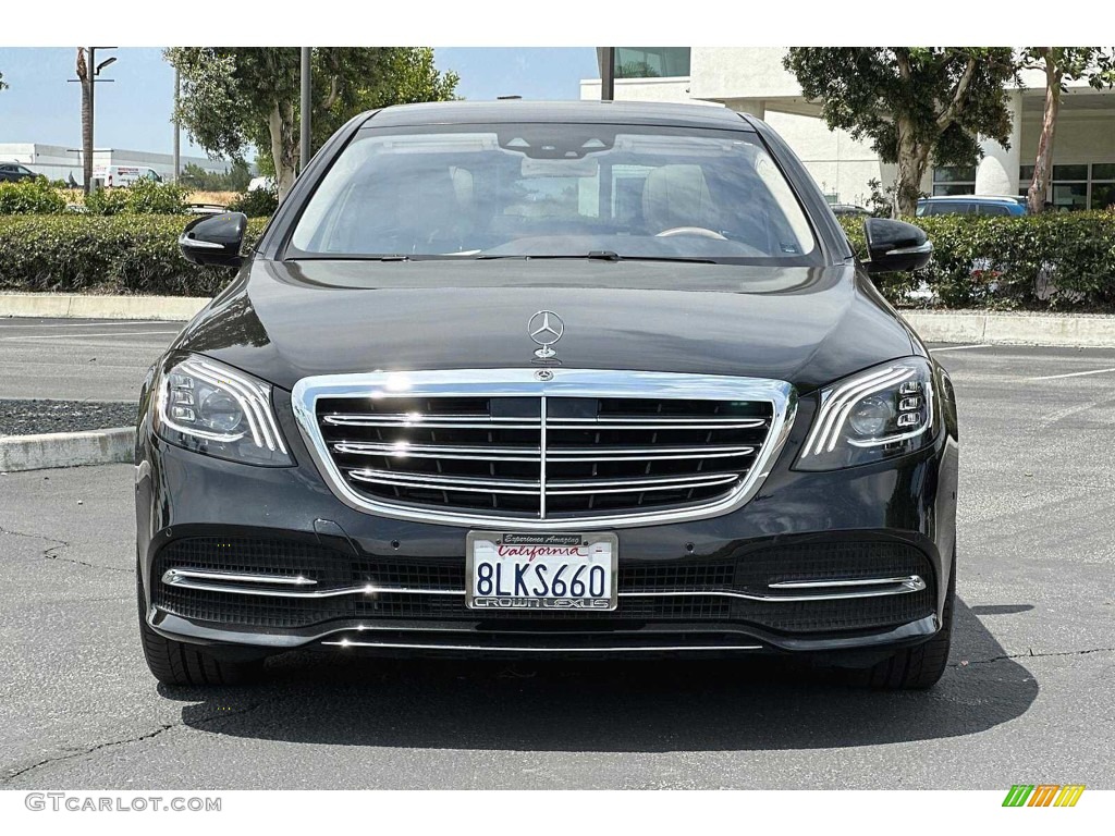 2018 S 560 Sedan - Black / Silk Beige/Espresso Brown photo #9