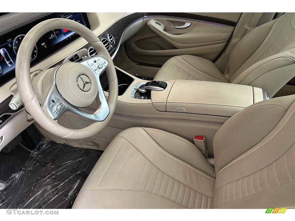 2018 S 560 Sedan - Black / Silk Beige/Espresso Brown photo #10