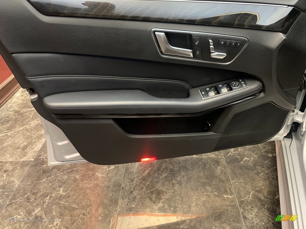 2016 E 350 4Matic Sedan - Iridium Silver Metallic / Black photo #13