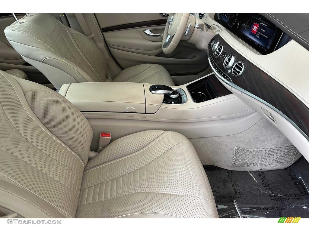 2018 S 560 Sedan - Black / Silk Beige/Espresso Brown photo #18