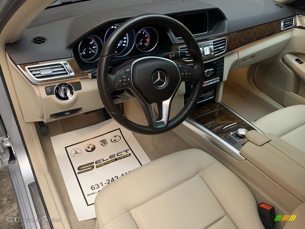 2015 E 350 4Matic Sedan - Iridium Silver Metallic / Silk Beige/Espresso Brown photo #9