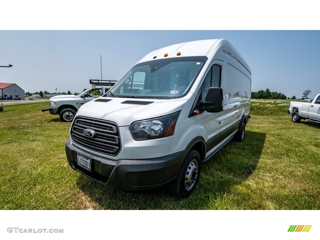 Oxford White 2018 Ford Transit Van 350 HR Extended Exterior Photo #146171703