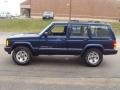 2000 Patriot Blue Pearl Jeep Cherokee Sport 4x4  photo #1