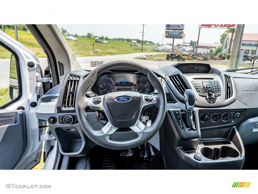 2018 Ford Transit Van 350 HR Extended Pewter Dashboard Photo #146171808