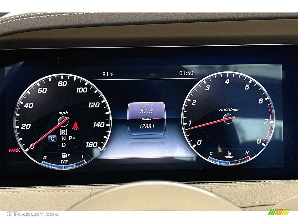 2018 S 560 Sedan - Black / Silk Beige/Espresso Brown photo #33