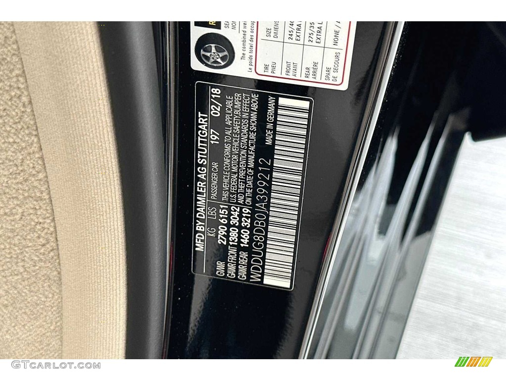 2018 S 560 Sedan - Black / Silk Beige/Espresso Brown photo #38