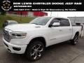 2022 Bright White Ram 1500 Limited Longhorn Crew Cab  photo #1