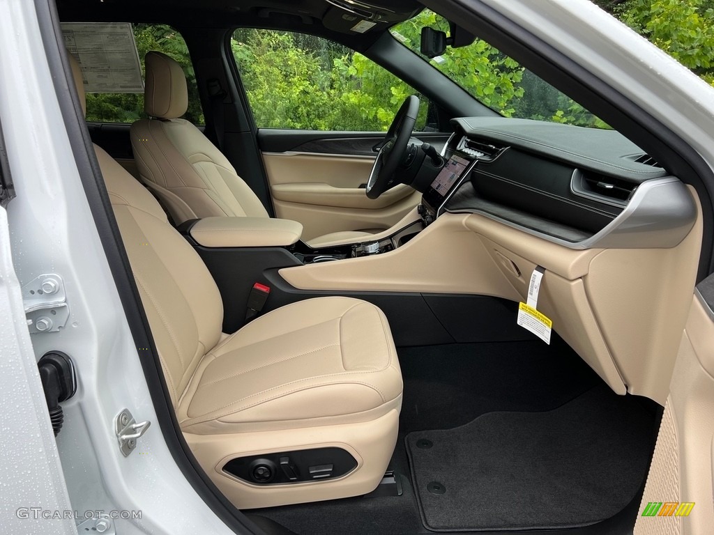 Wicker Beige/Global Black Interior 2023 Jeep Grand Cherokee L Limited 4x4 Photo #146172778