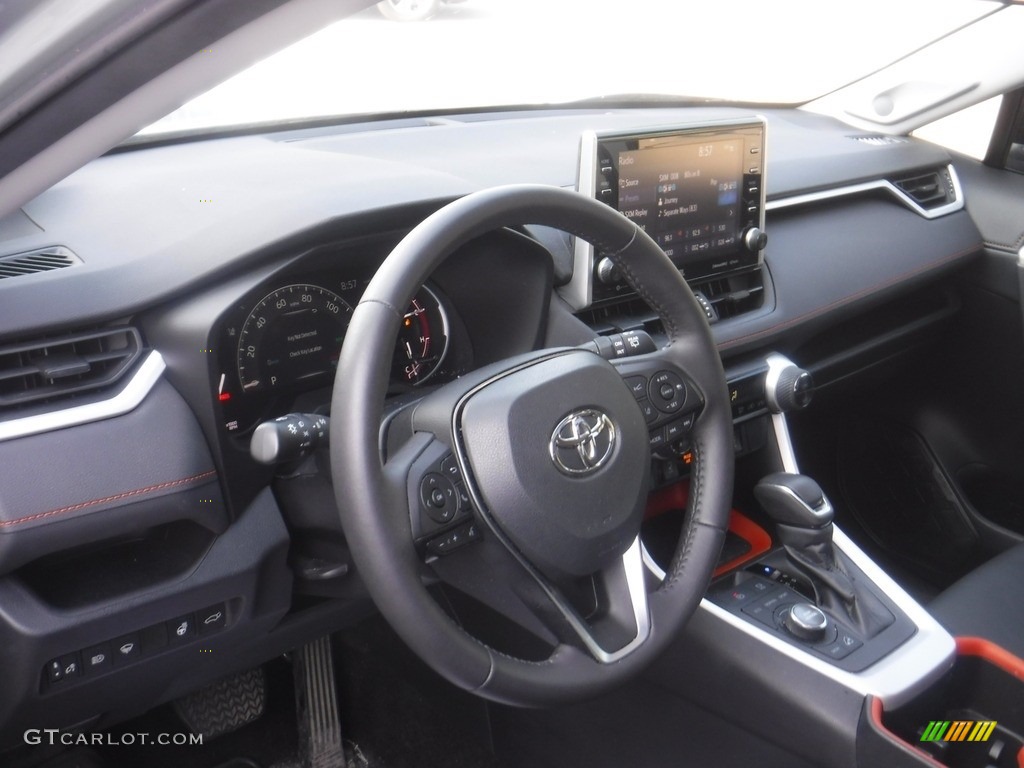 2022 Toyota RAV4 Adventure AWD Black Dashboard Photo #146173155