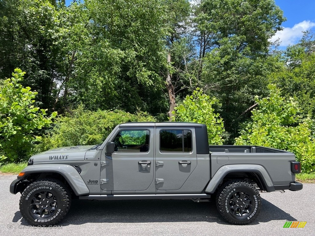 Sting-Gray 2023 Jeep Gladiator Willys 4x4 Exterior Photo #146173240