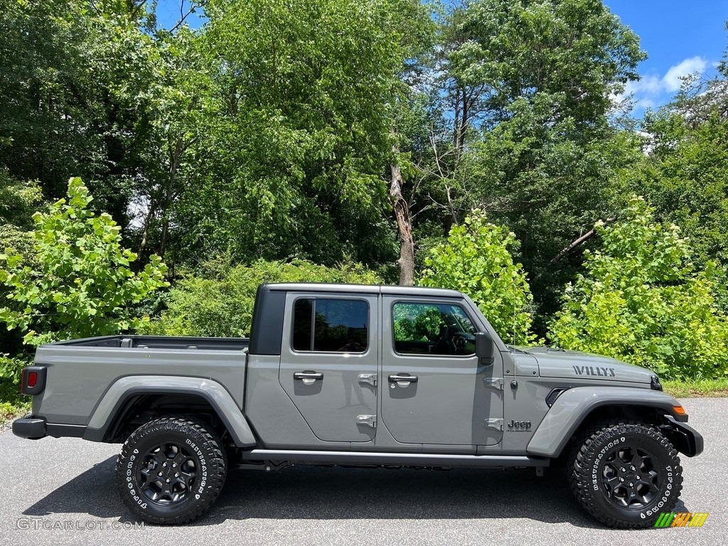 Sting-Gray 2023 Jeep Gladiator Willys 4x4 Exterior Photo #146173350