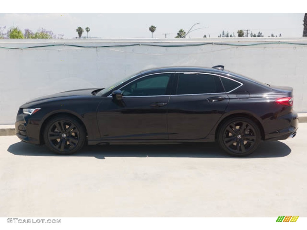 Phantom Violet Pearl 2021 Acura TLX Technology Sedan Exterior Photo #146173497