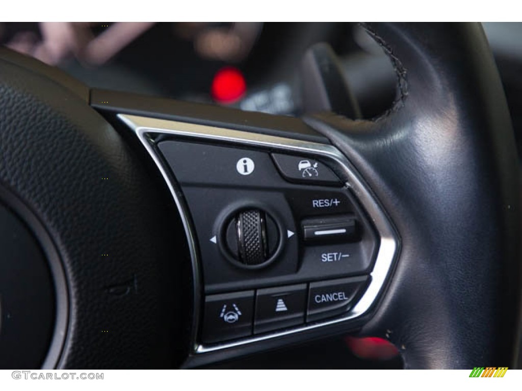 2021 Acura TLX Technology Sedan Ebony Steering Wheel Photo #146173632