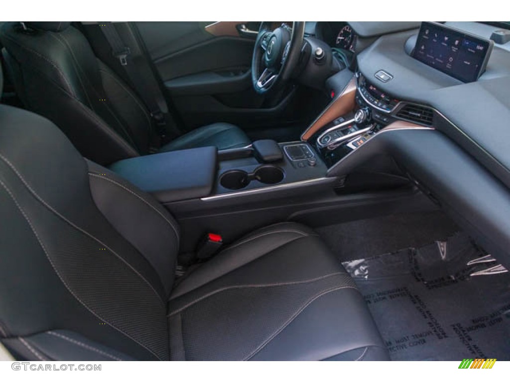 Ebony Interior 2021 Acura TLX Technology Sedan Photo #146173821