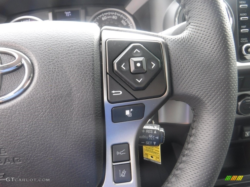 2022 Toyota Tacoma SR5 Double Cab 4x4 Black Steering Wheel Photo #146173872