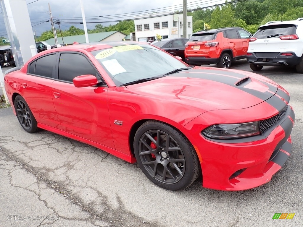 2016 Charger R/T Scat Pack - TorRed / Black photo #8