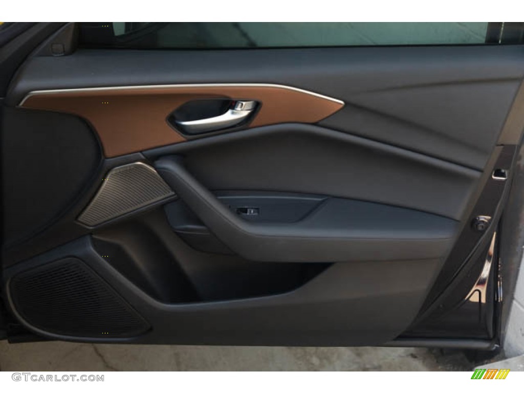 2021 Acura TLX Technology Sedan Ebony Door Panel Photo #146174052