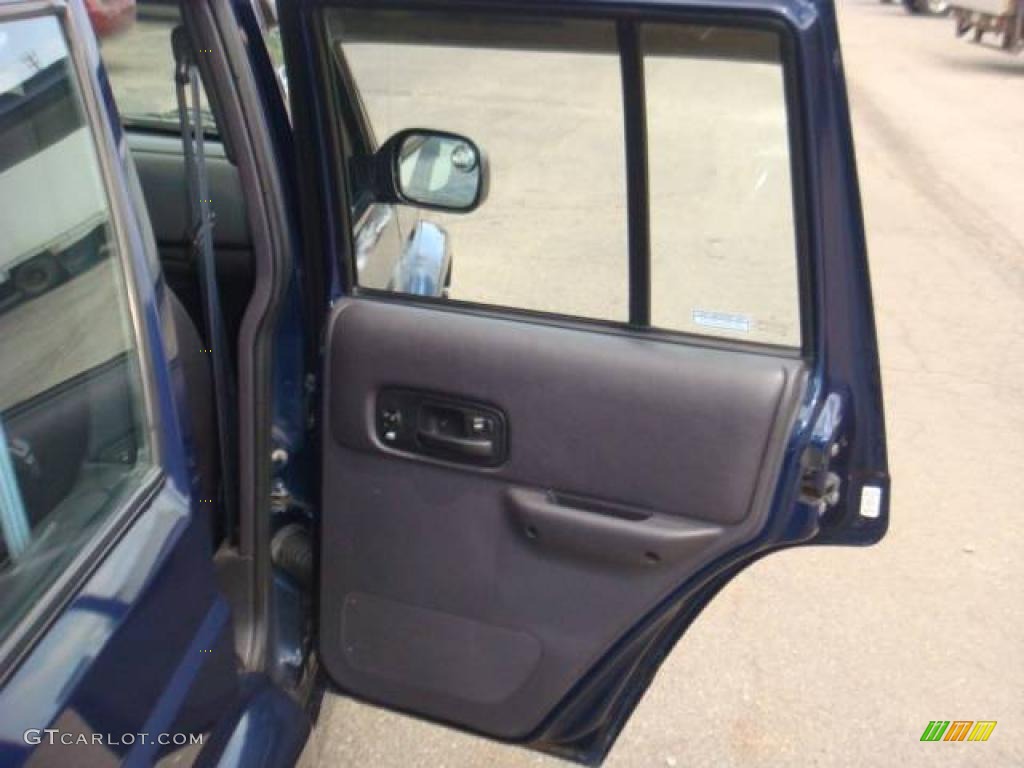 2000 Cherokee Sport 4x4 - Patriot Blue Pearl / Agate Black photo #16