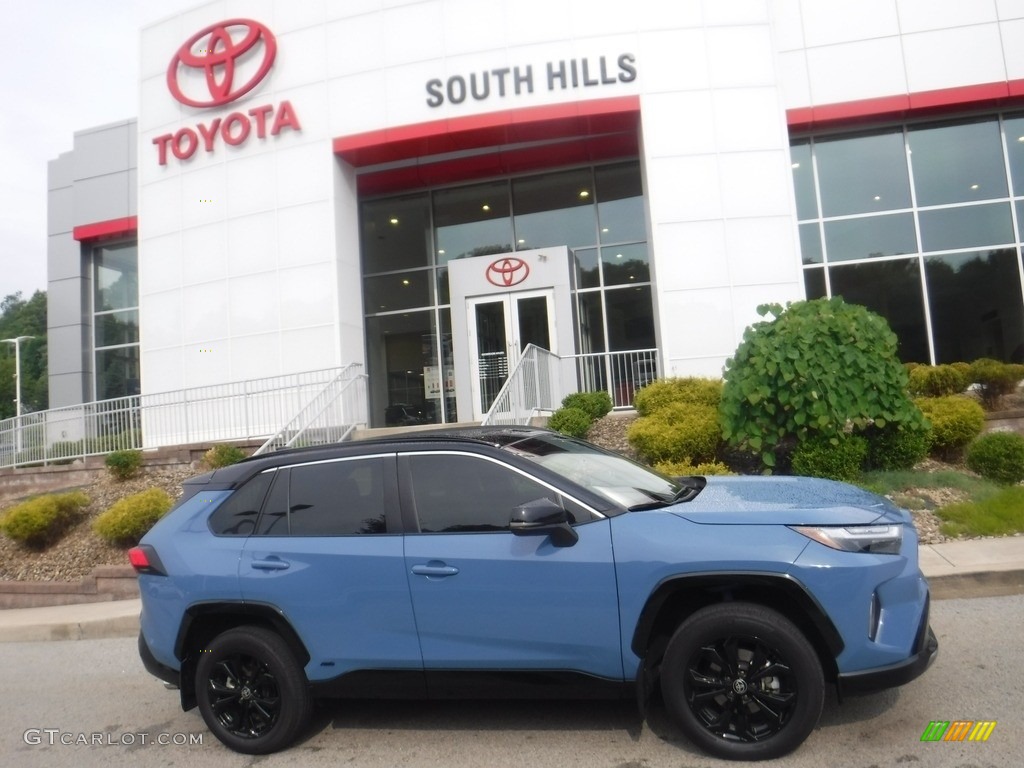 2022 RAV4 XSE AWD Hybrid - Cavalry Blue / Black photo #2