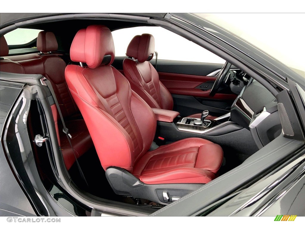 Tacora Red Interior 2021 BMW 4 Series 430i Convertible Photo #146174679
