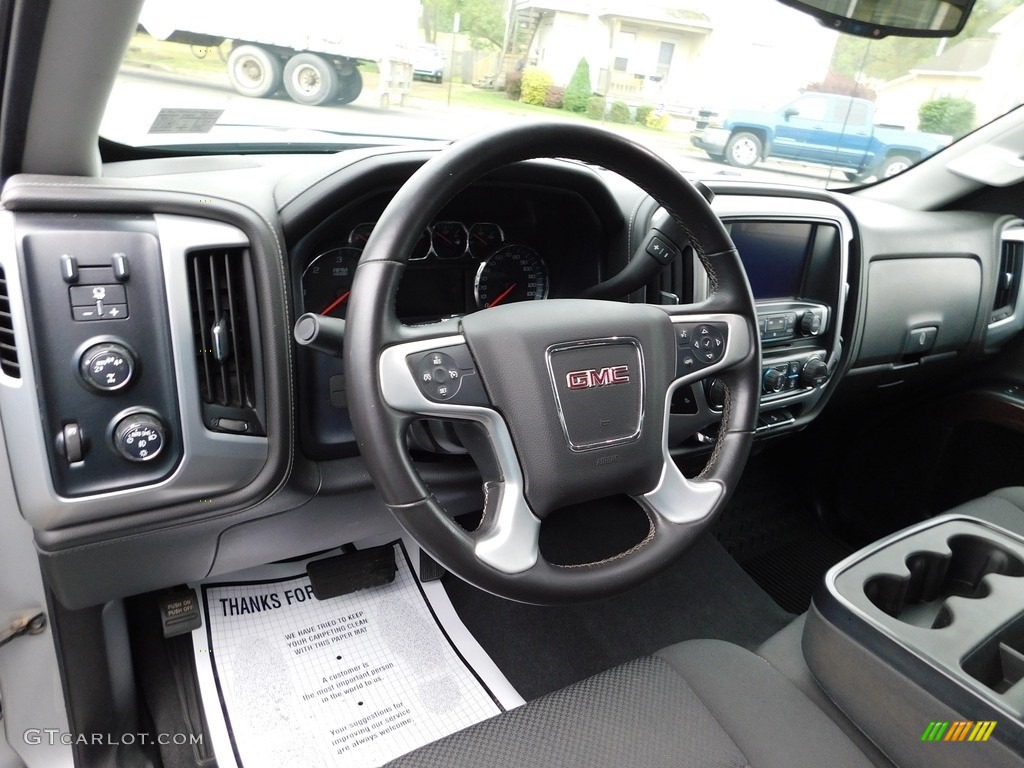 2019 GMC Sierra 1500 Limited SLE Double Cab 4WD Jet Black Dashboard Photo #146174934