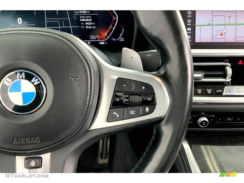 2021 BMW 4 Series 430i Convertible Steering Wheel Photos
