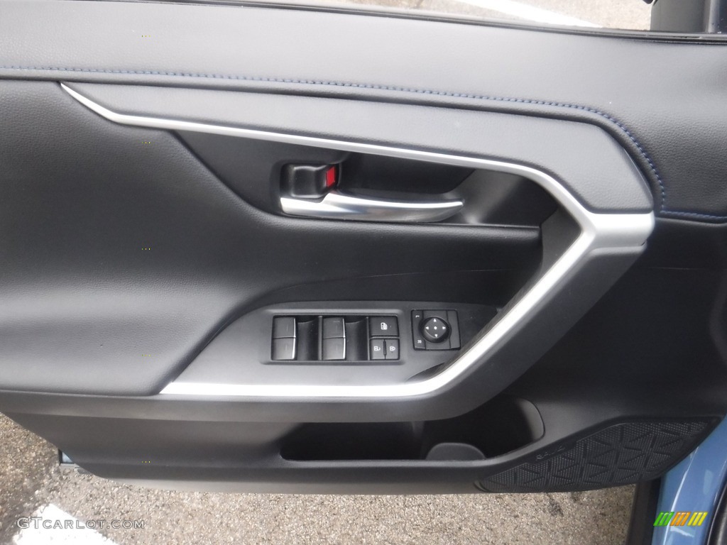 2022 Toyota RAV4 XSE AWD Hybrid Black Door Panel Photo #146175096