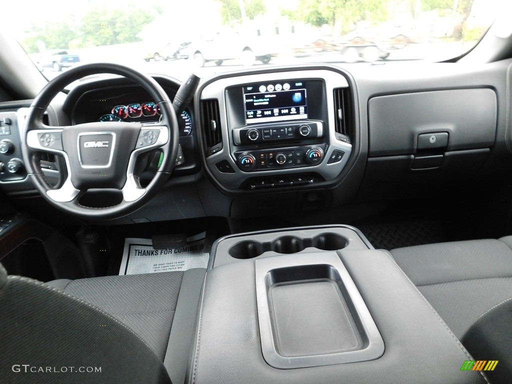 2019 GMC Sierra 1500 Limited SLE Double Cab 4WD Jet Black Dashboard Photo #146175302
