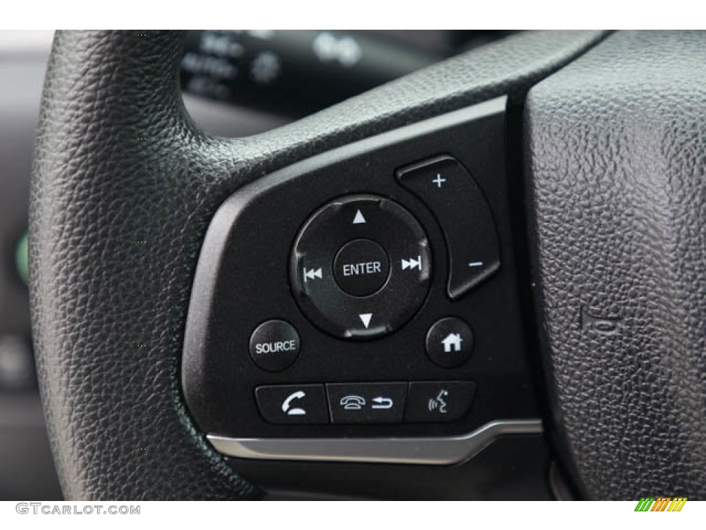 2020 Honda Pilot LX Black Steering Wheel Photo #146175366