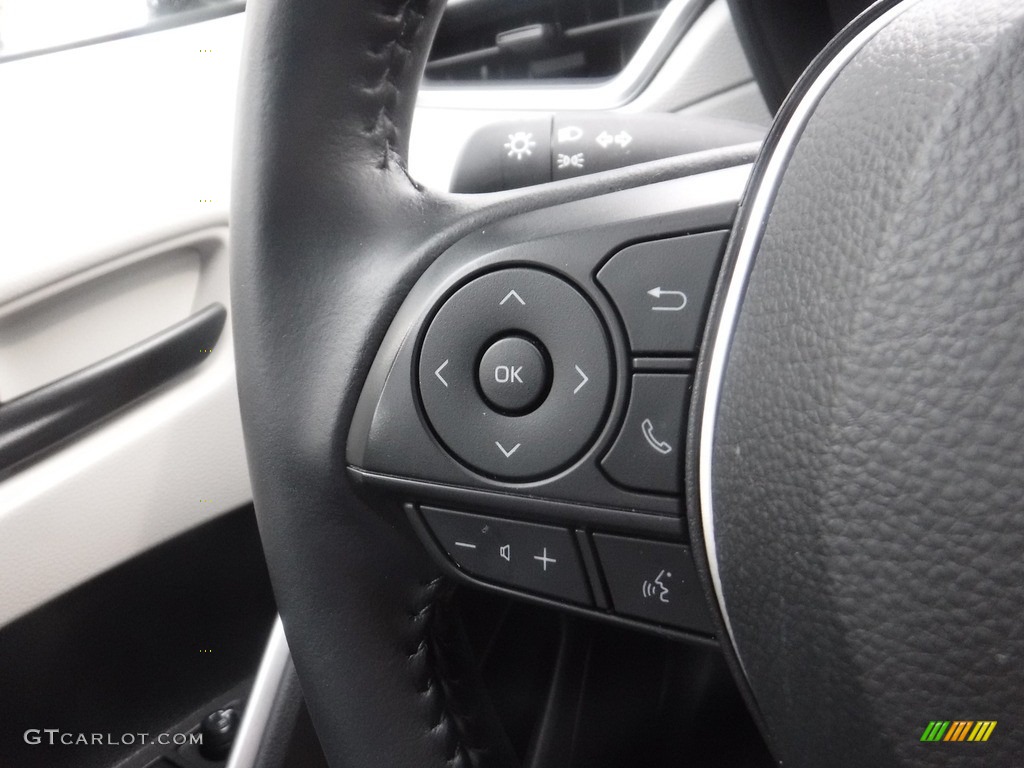 2022 Toyota Corolla Cross LE AWD Light Gray Steering Wheel Photo #146175678