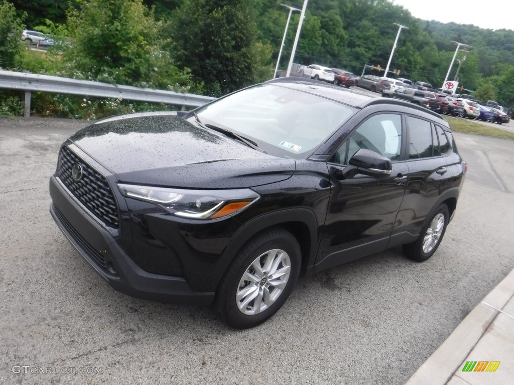 Jet Black 2022 Toyota Corolla Cross LE AWD Exterior Photo #146175774