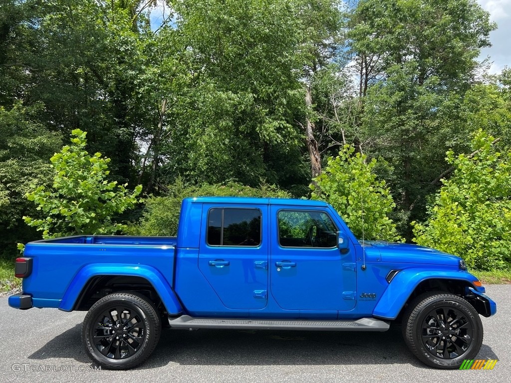 2023 Gladiator High Altitude 4x4 - Hydro Blue Pearl / Black photo #5