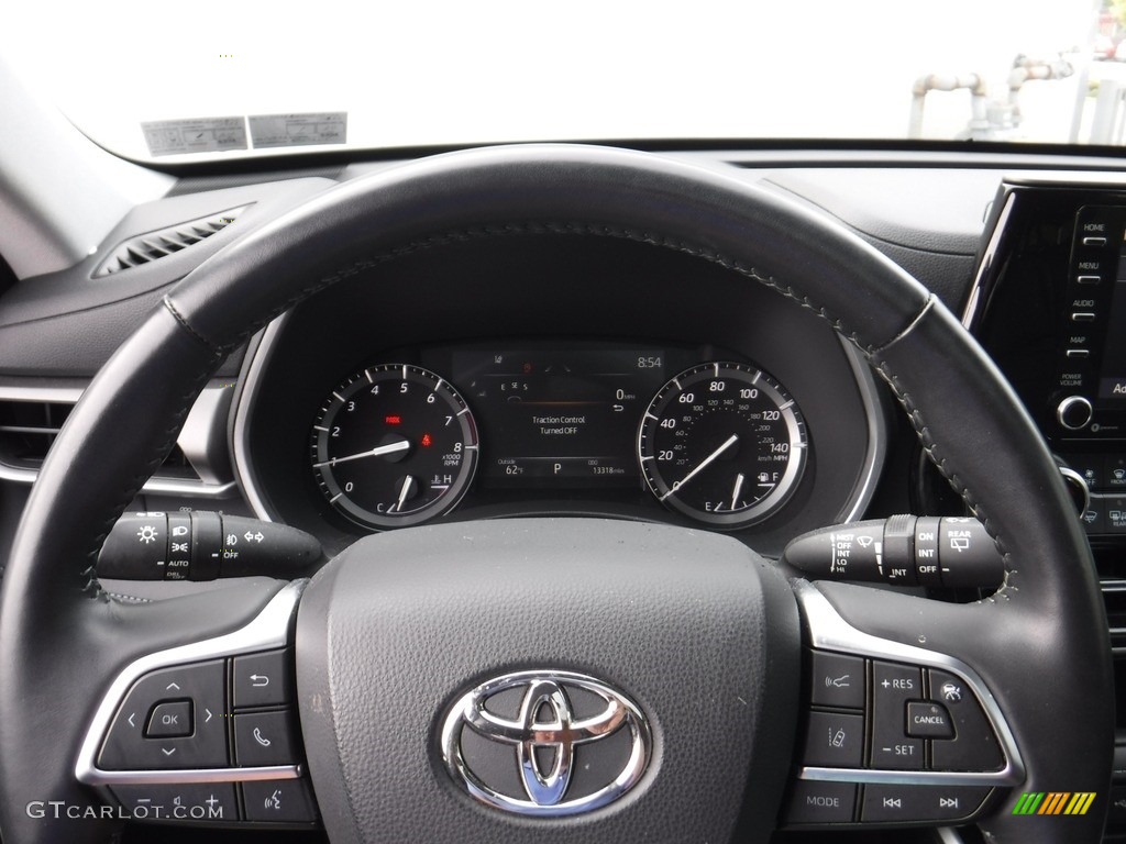 2021 Highlander XLE AWD - Magnetic Gray Metallic / Black photo #30