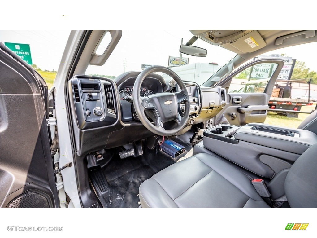 Dark Ash/Jet Black Interior 2016 Chevrolet Silverado 2500HD WT Regular Cab Photo #146177058
