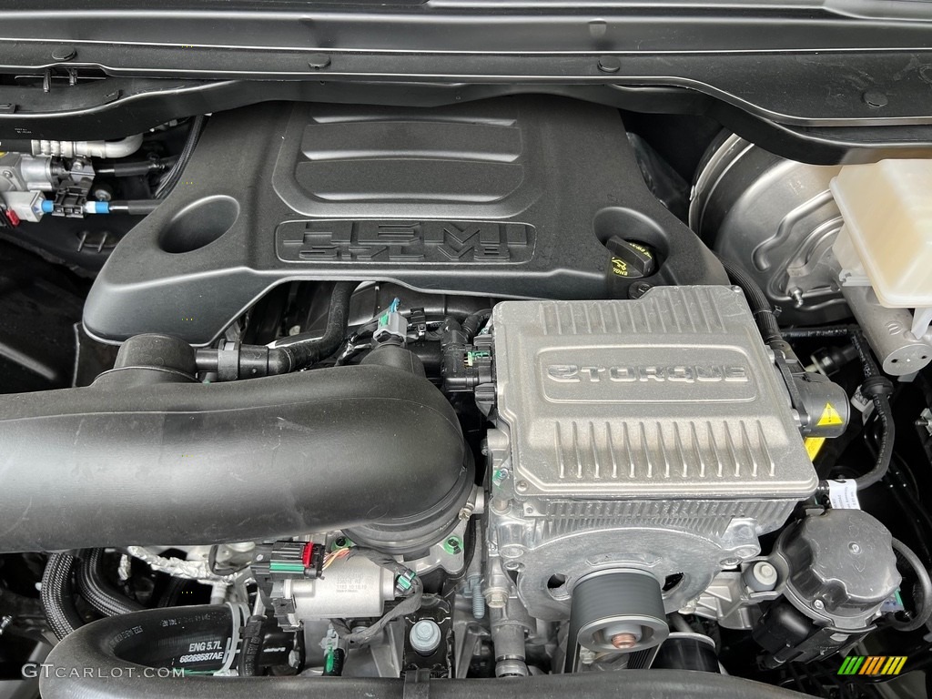 2023 Ram 1500 Laramie Crew Cab 4x4 5.7 Liter HEMI OHV 16-Valve VVT MDS V8 Engine Photo #146177481