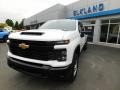 2024 Summit White Chevrolet Silverado 3500HD Work Truck Crew Cab 4x4  photo #3