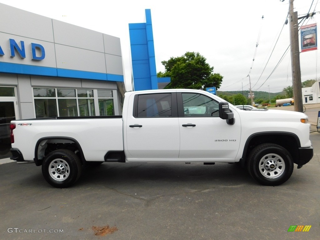 2024 Silverado 3500HD Work Truck Crew Cab 4x4 - Summit White / Jet Black photo #10