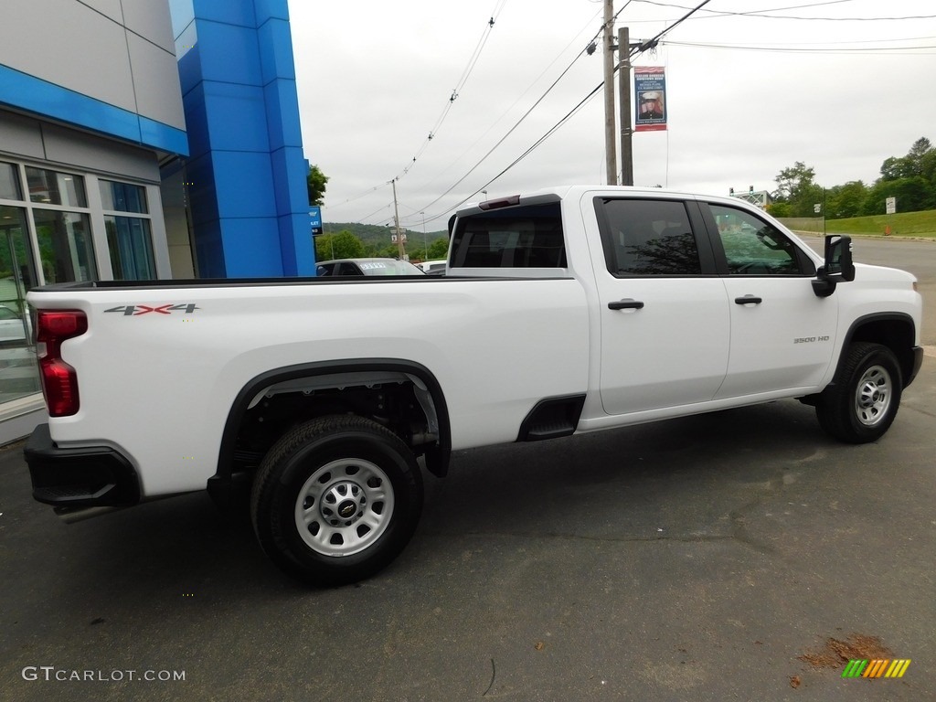 2024 Silverado 3500HD Work Truck Crew Cab 4x4 - Summit White / Jet Black photo #11