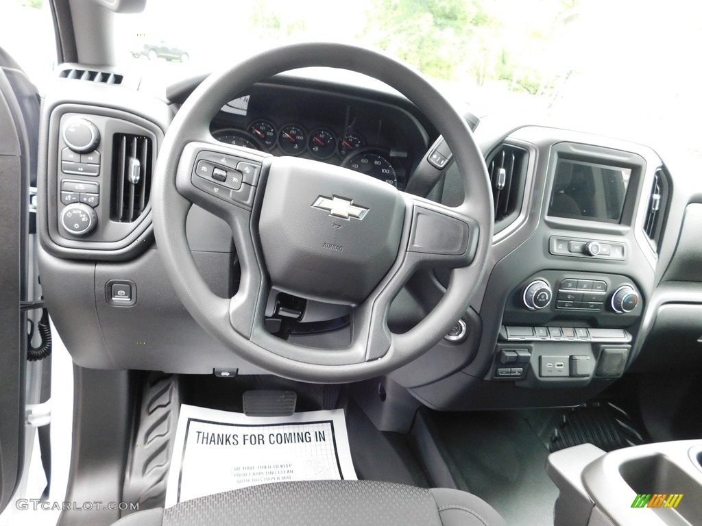 2024 Chevrolet Silverado 3500HD Work Truck Crew Cab 4x4 Jet Black Dashboard Photo #146178219