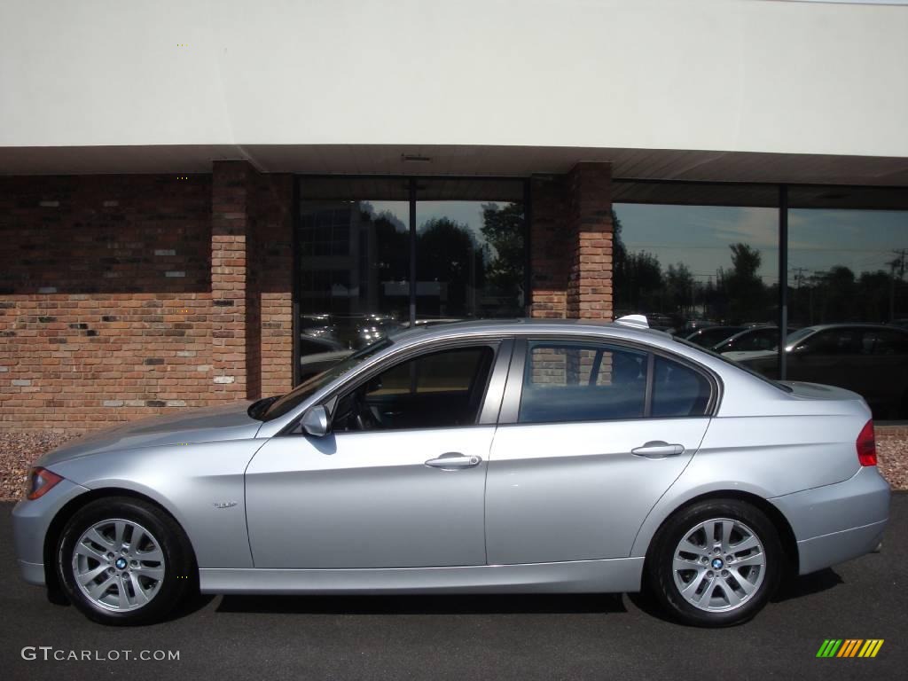 2006 3 Series 325xi Sedan - Titanium Silver Metallic / Black photo #3