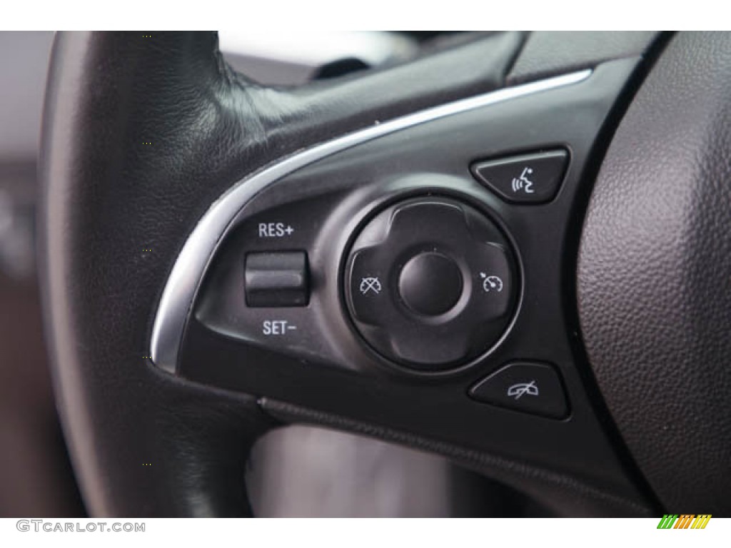 2019 Buick Enclave Essence Dark Galvanized/Ebony Accents Steering Wheel Photo #146178915