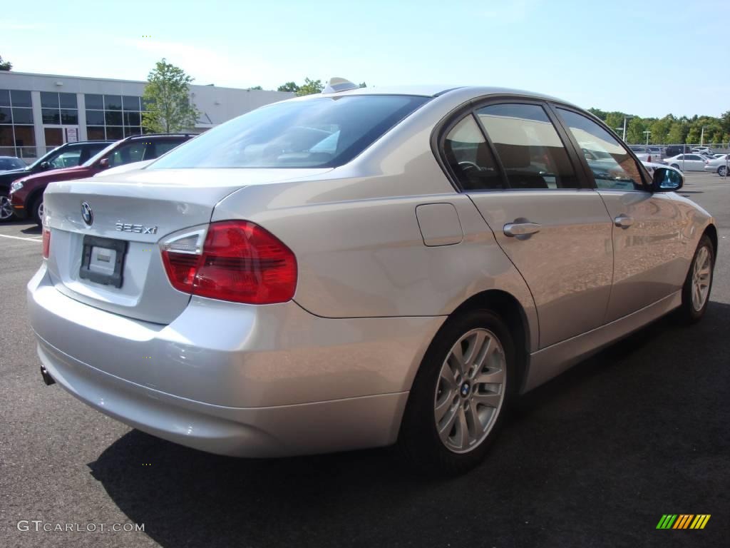 2006 3 Series 325xi Sedan - Titanium Silver Metallic / Black photo #6